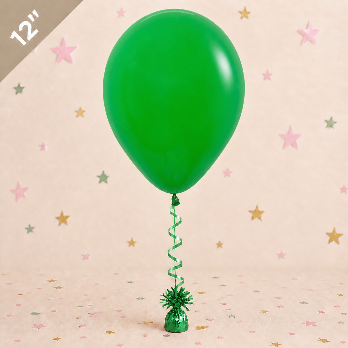 12" Latex Balloon - Green by Pickit Parties