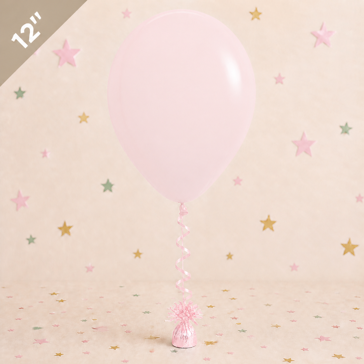 12" Latex Balloon - Pastel Pink by Pickit Parties