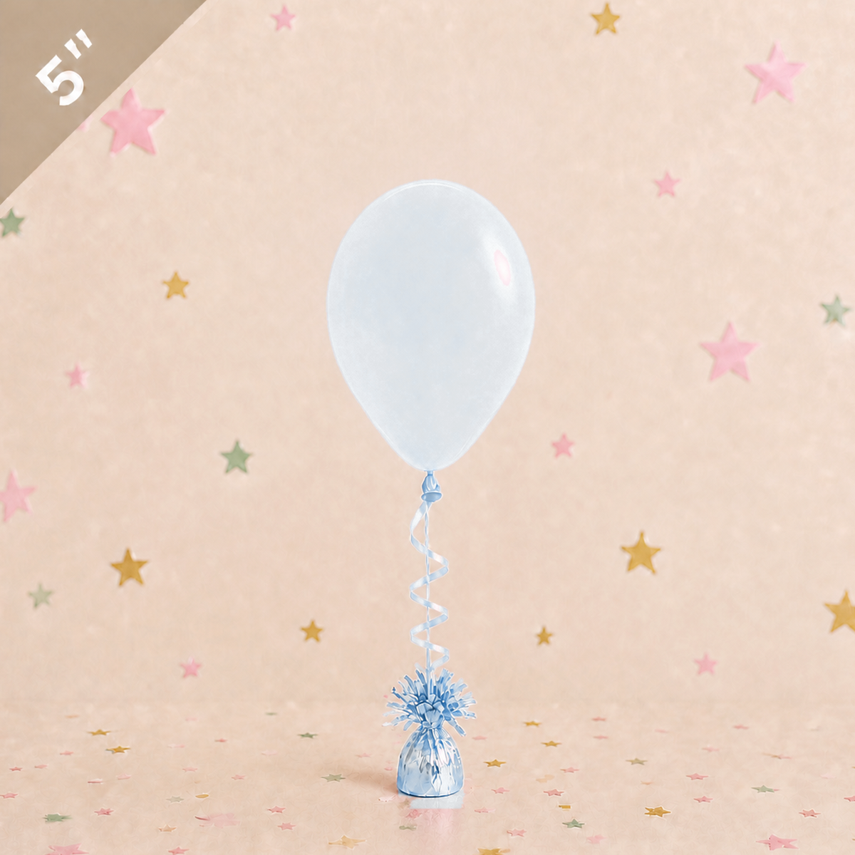 5" Latex Balloon - White by Pickit Parties