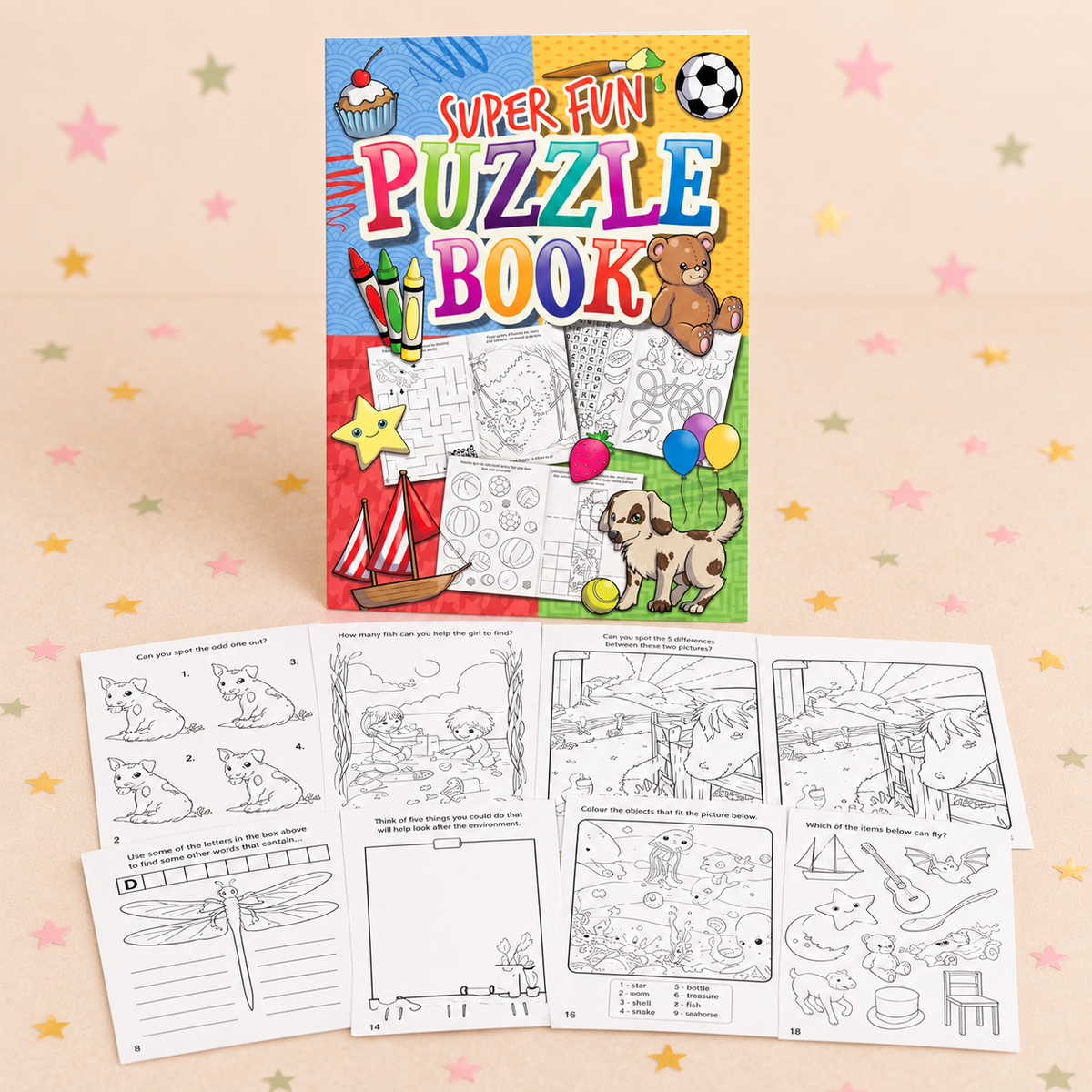 Super Fun Puzzle Book by Pickit Parties
