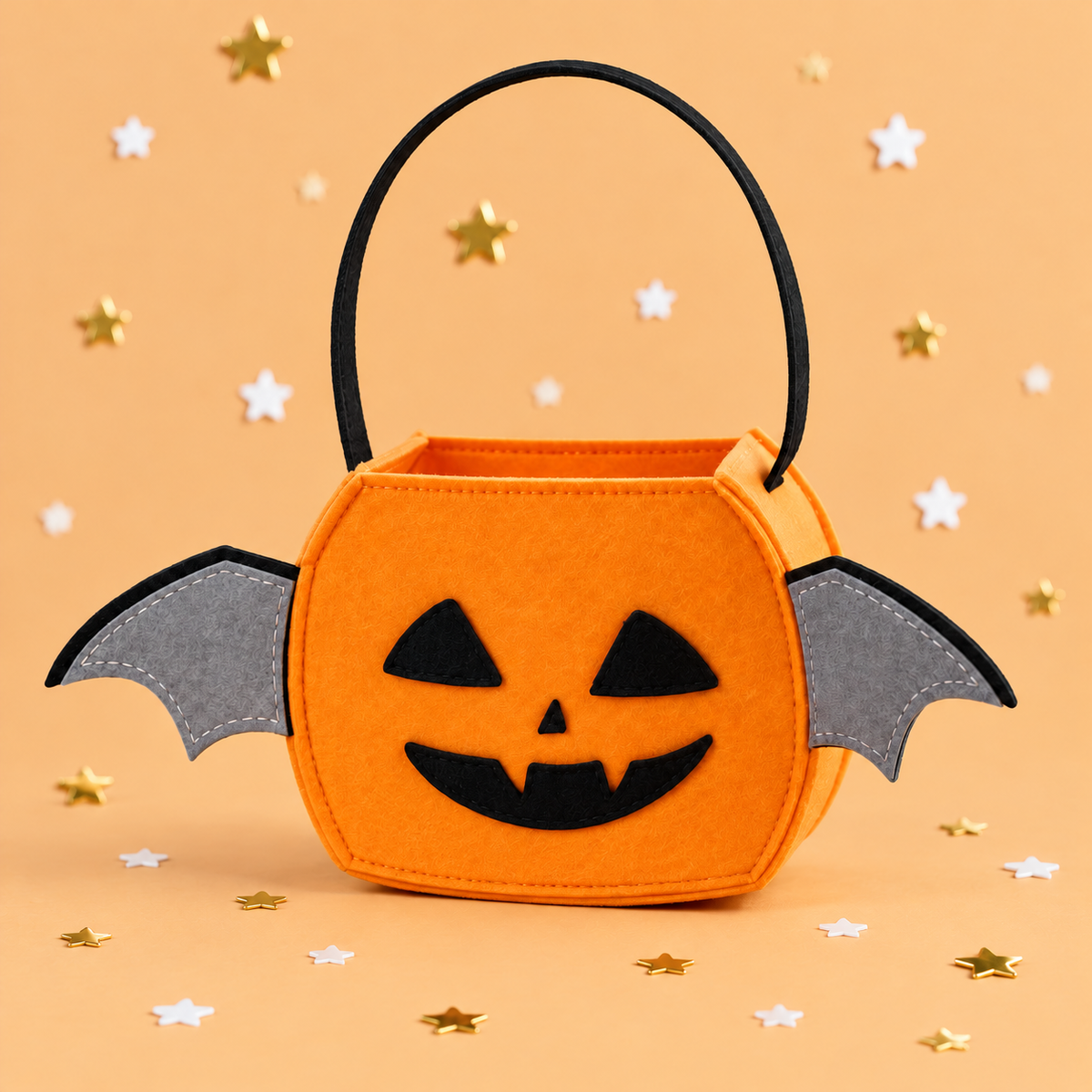 Orange Pumpkin Treat Bag by Pickit Parties
