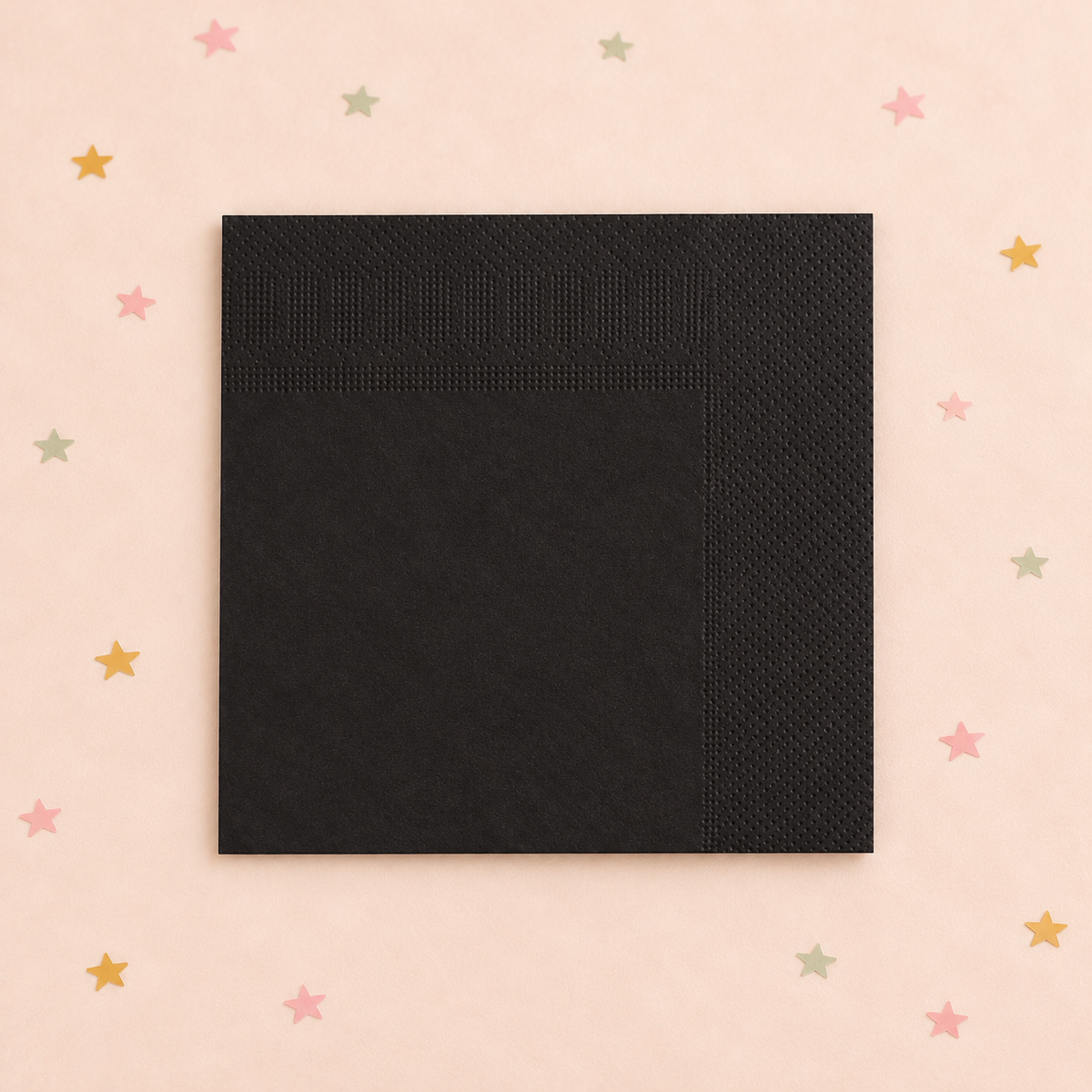 Black Napkins 33cm x 16 by Pickit Parties