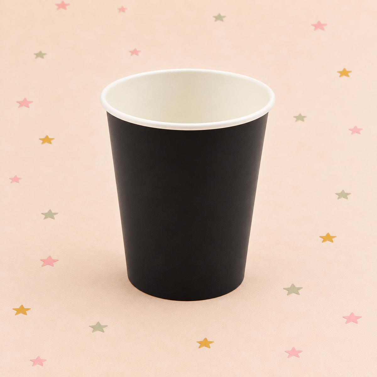 9oz Paper Cups x 8 - Black