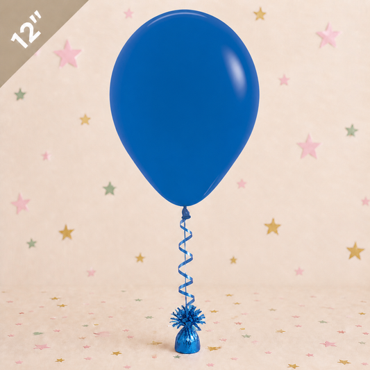 12" Latex Balloon - Blue by Pickit Parties