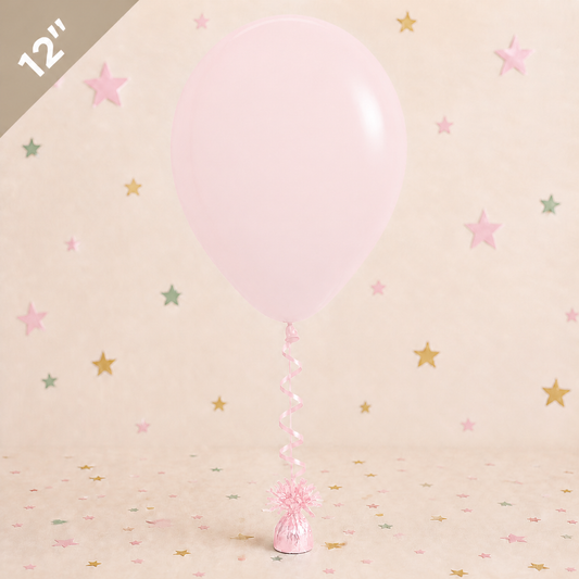12" Latex Balloon - Pastel Pink by Pickit Parties