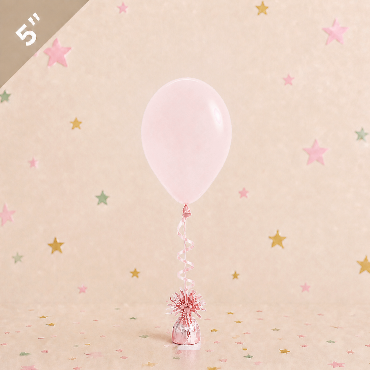 5" Latex Balloon - Pastel Pink by Pickit Parties