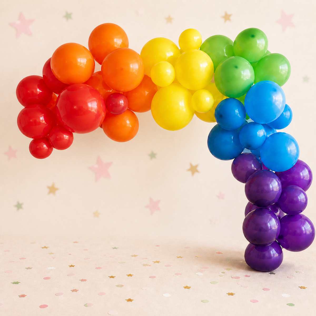 Brights balloon arch kit by Pickit Parties