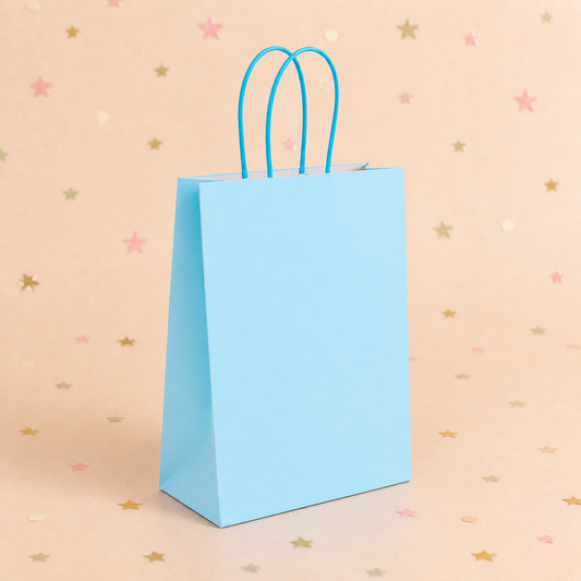 Pale Blue Paper Bag by Pickit Parties