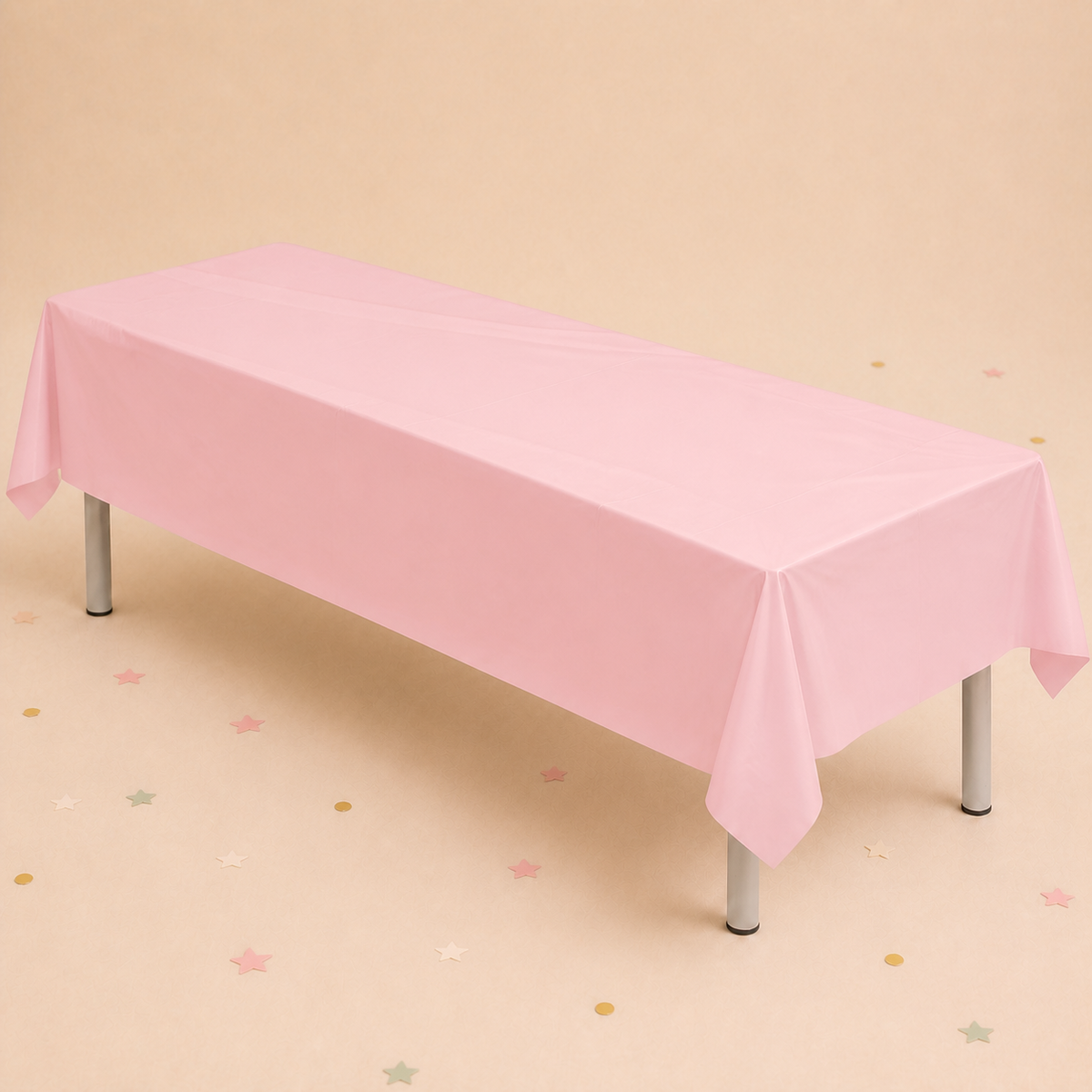 Tablecover 137cm x 274cm  - Pale Pink by Pickit Parties