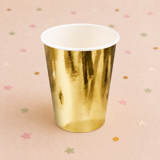 Gold Cups x 6 by Pickit Parties