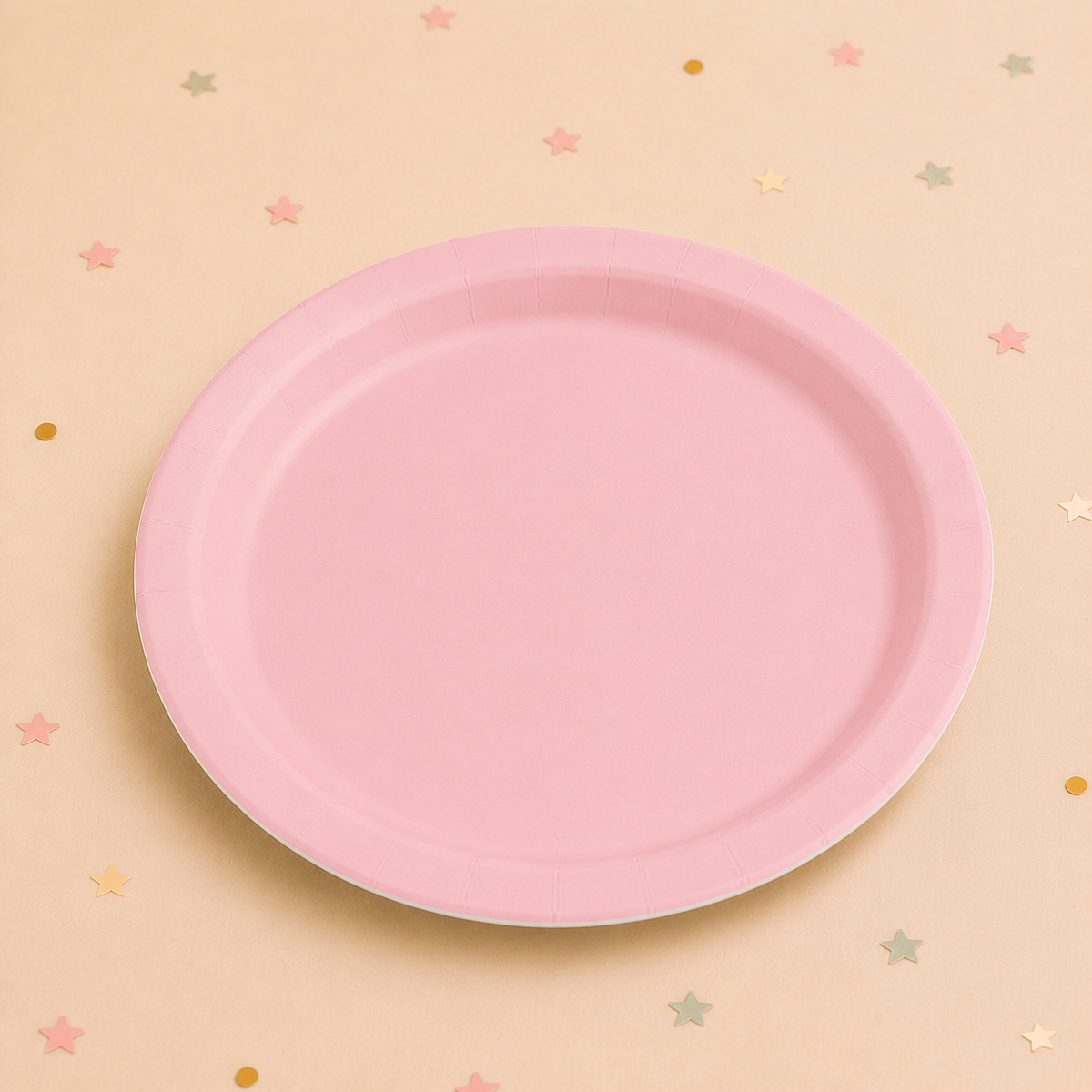 Pale Pink Plates 23cm x 8 by Pickit Parties