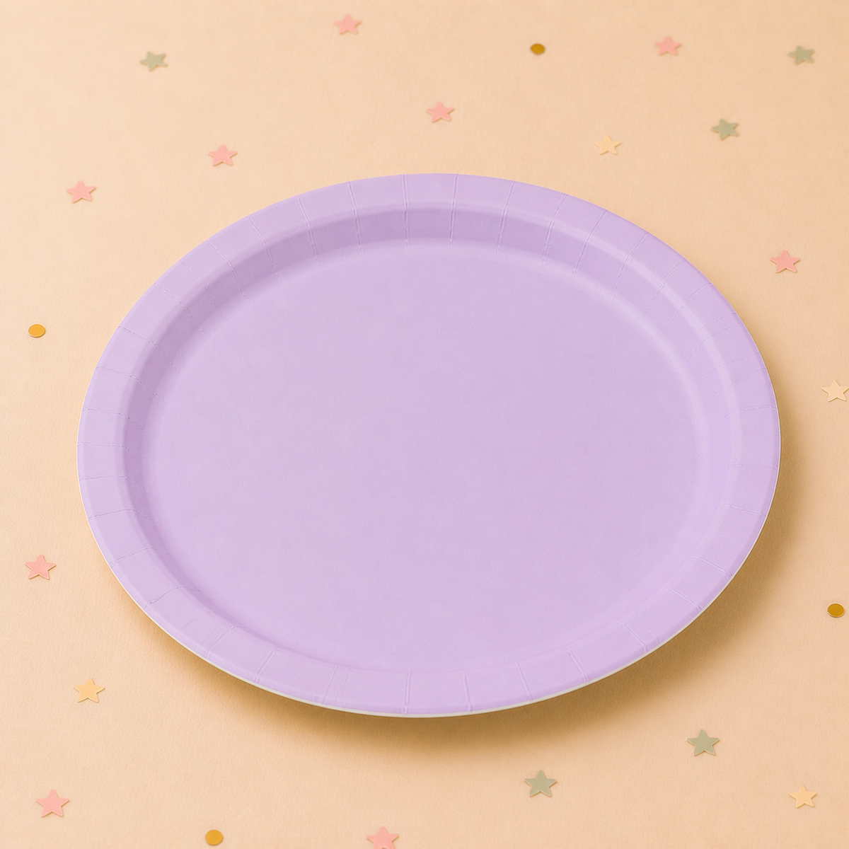 Pale Purple Plates 23cm x 8 by Pickit Parties
