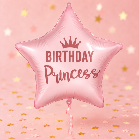 18" Birthday Princess Foil Balloon by Pickit Parties