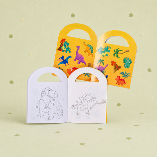 Dinosaur Colouring & Stickers - additional view 2