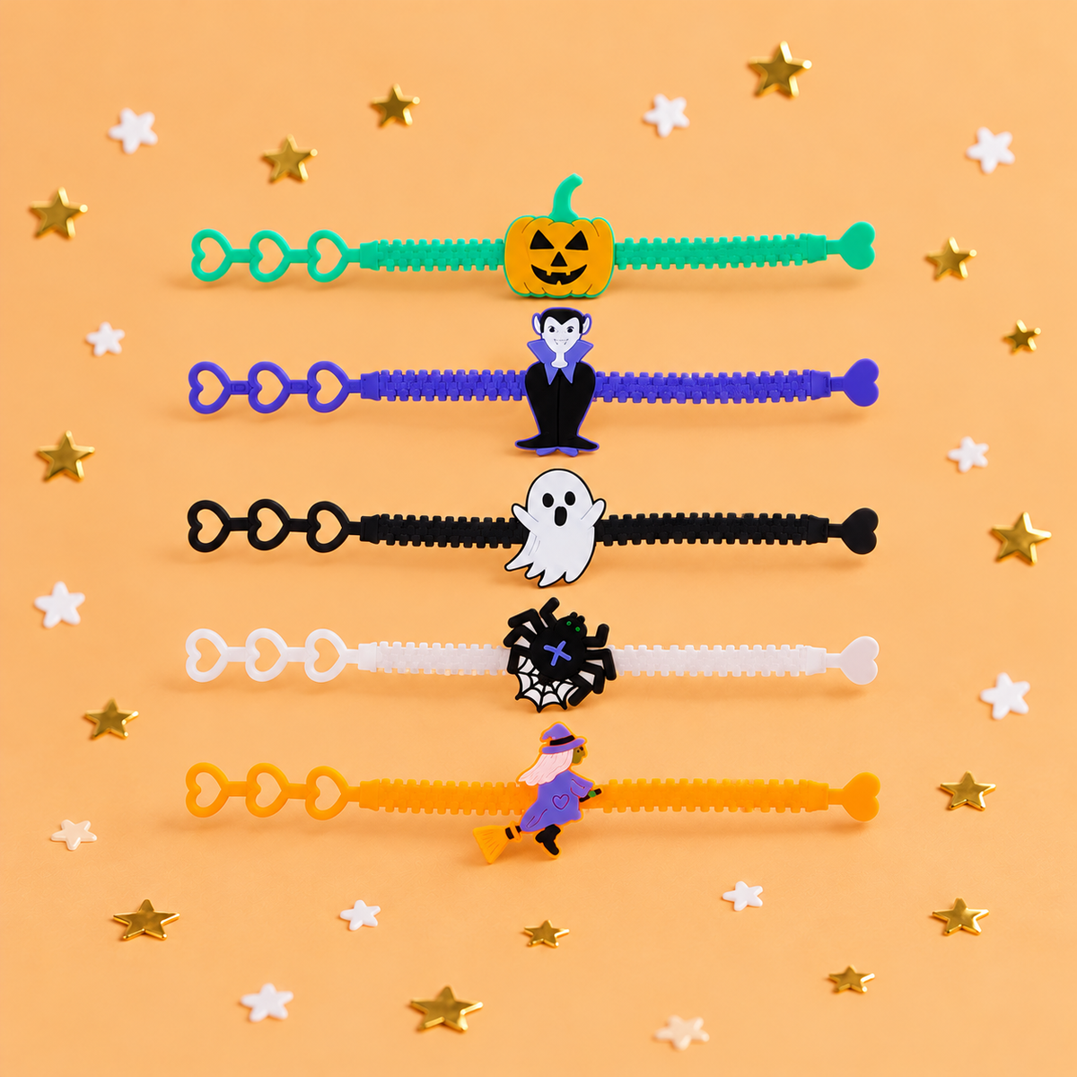 Halloween Rubber Bracelet 19cm by Pickit Parties