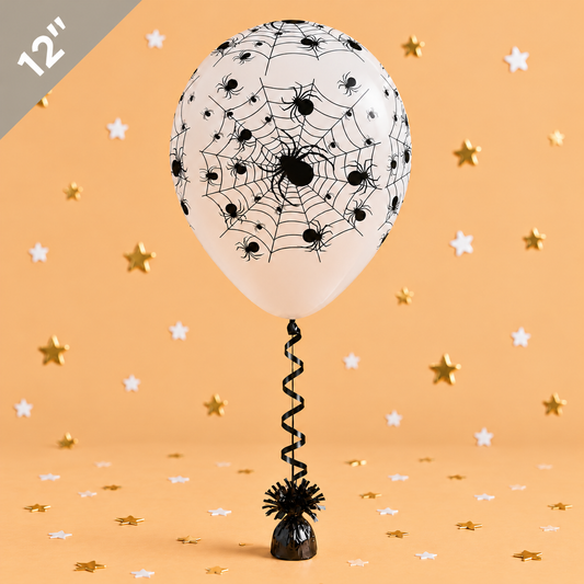 12 ' Spiderweb Crystal Clear Balloon by Pickit Parties