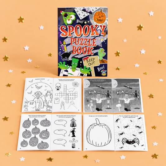 Halloween Fun Puzzle Book by Pickit Parties