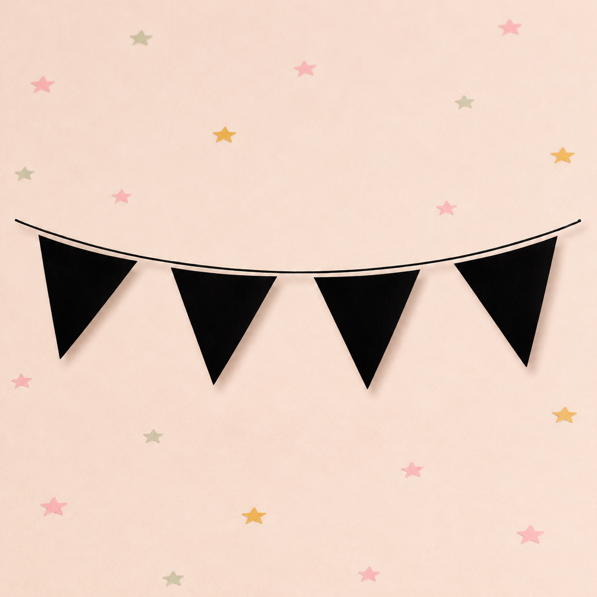 Black Bunting - 10m by Pickit Parties