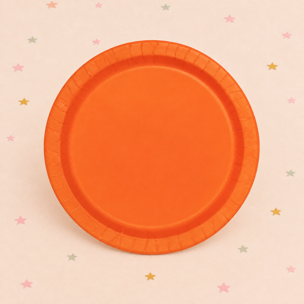 23cm Orange Plates x 16 by Pickit Parties