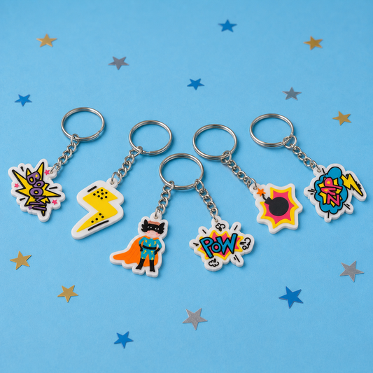 Superhero Keyring by Pickit Parties
