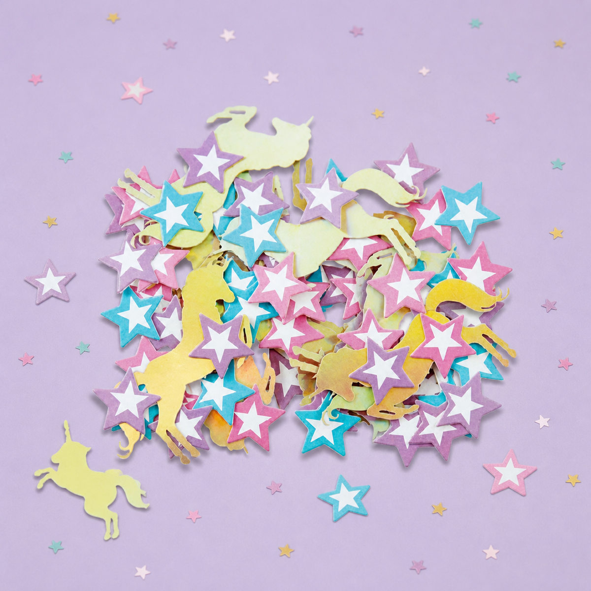Unicorn Paper Confetti by Pickit Parties