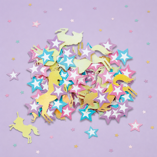 Unicorn Paper Confetti by Pickit Parties